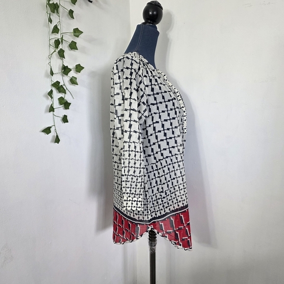 J Crew Lightweight Houndstooth Tunic top / Dress - Picture 5 of 10